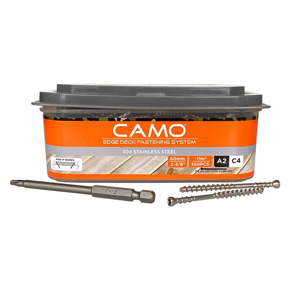 Саморезы CAMO A2 60 mm 350 vnt TX15 (нержавейка)