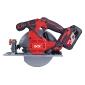 Пила дисковая аккумуляторная бесщеточная KDMY165,165*20мм, 18в, 2*5А/ч, пропил 59мм