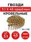 Гвоздь кровельный  DPN 3.1x45 NK RING (CRN 31/45)